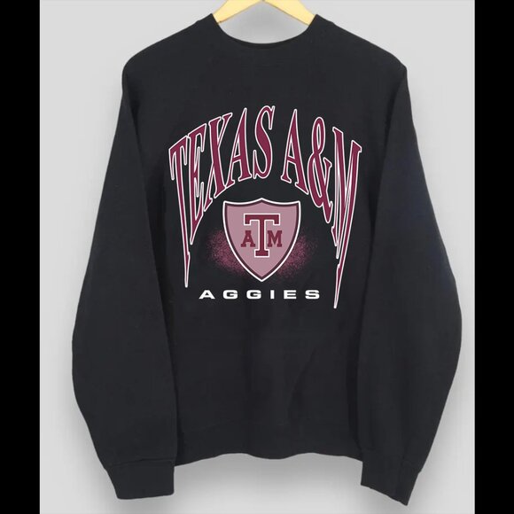 Texas A&M University Sweatshirt Texas A&M Aggie Football Shirts Sweatshirt - Picture 2 of 2